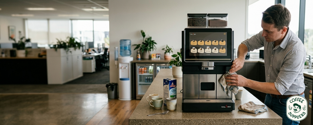 office coffee machine maintenance cleaning tips NZ