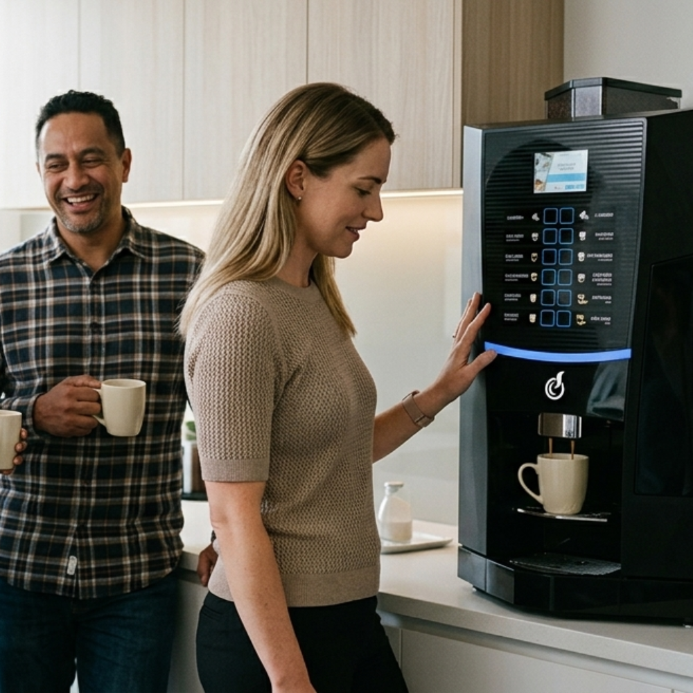 Automatic office coffee machines for workplaces in New Zealand