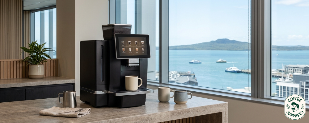Auckland office automatic coffee machine