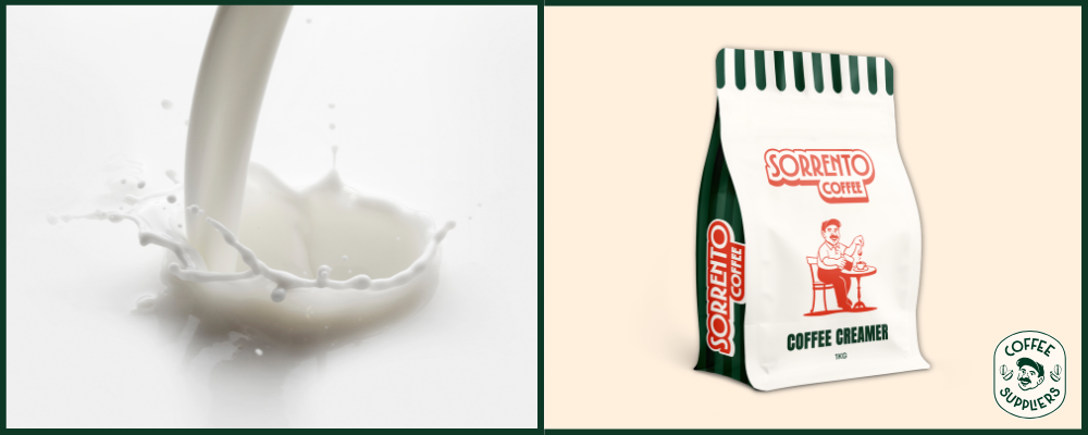 fresh milk vs powdered milk office coffee machine